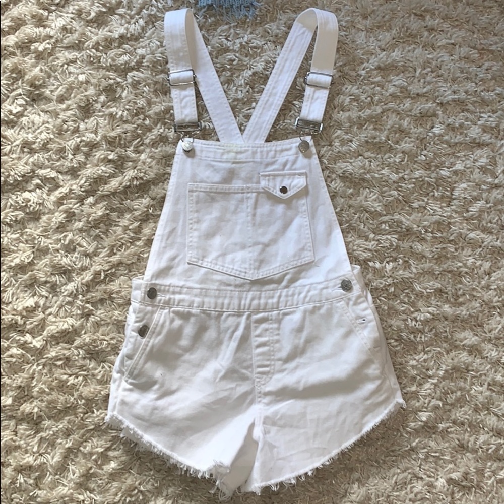 White Jean Overall